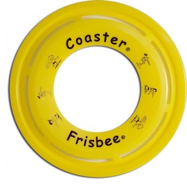 Wham-O Coaster Ring Frisbee - Single Flying Disc - Easy to Catch Yellow