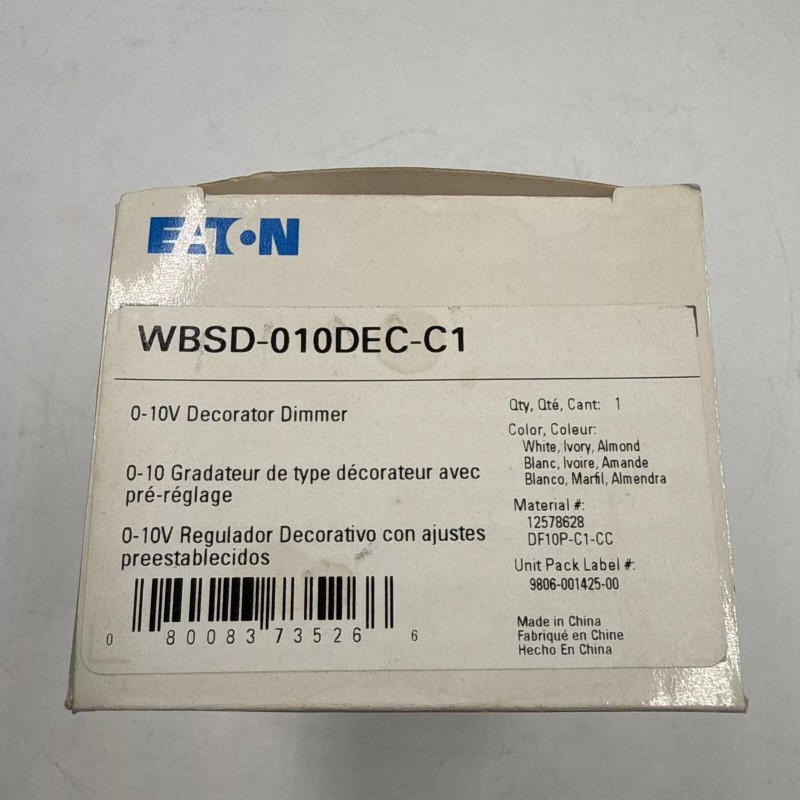 Eaton, WBSD-010DEC-C1 0-10v, Decorative Dimmer