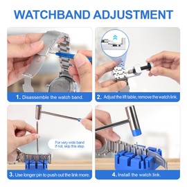 Jorest Watch Link Removal Tool Kit, Watch Band Tool For Watch Repair,