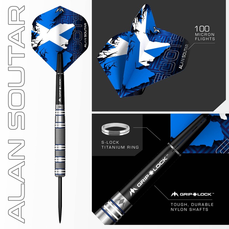 Mission Darts Alan Soutar | 90% Tungsten Straight Barrel Pro