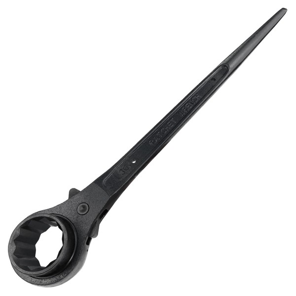 WEDO Scaffold Podger Ratchet Wrench,One Side Socket Wrench,Quick Release Spud