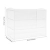Acrylic Display Case, 3-Tier Bakery Pastry Display Cabinet with Doors,