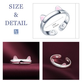 Yumilok Infinity Knot Entirely BFF Friendship Silver Rings for Women Sisters Mothers Rings Resiable Promise Rings Jewlery Rings