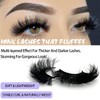 IFSOWDRA Mink Lashes Wispy 20mm 3D Volume Full Dramatic Faux