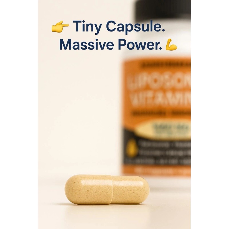 Vitamin C Liposomal 1650mg 180 Count | Powerful Immunity &