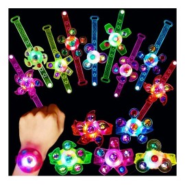 Xl Pulseras Glowing Slap Para Niños, Regalo De Noche,