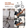 ROCKBROS Leather Quick Release Handle for Brompton Leather Buckle Lock