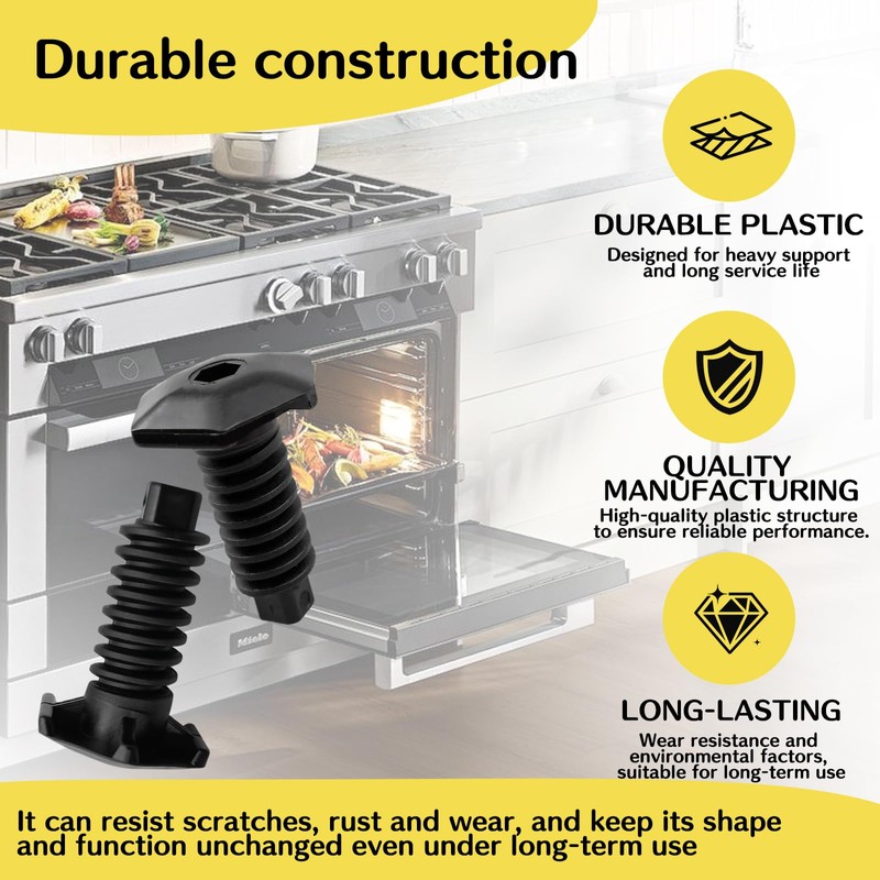 WB02X10521 Stove Leveling Legs - Replacement for GE Hotpoint Kenmore
