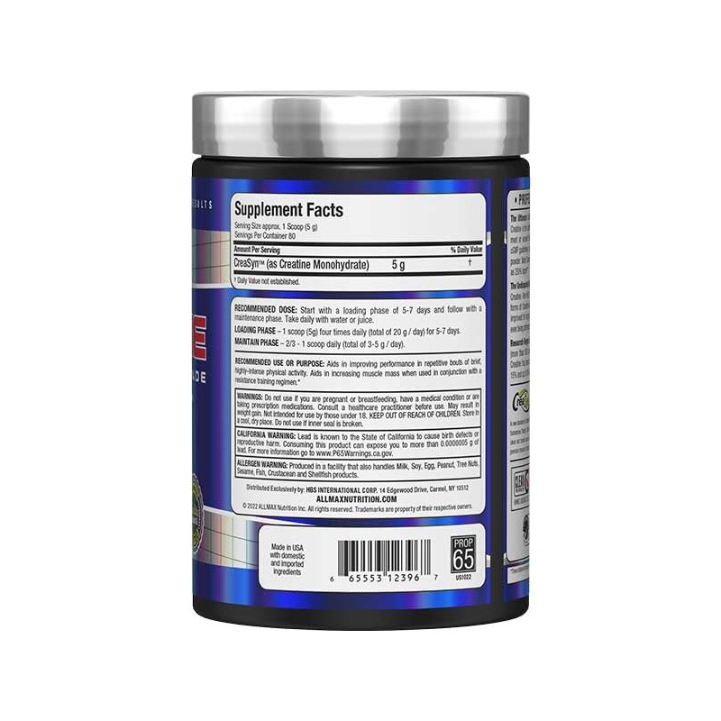 ALLMAX - CREATINA 400g (5g creatine monohidratada)