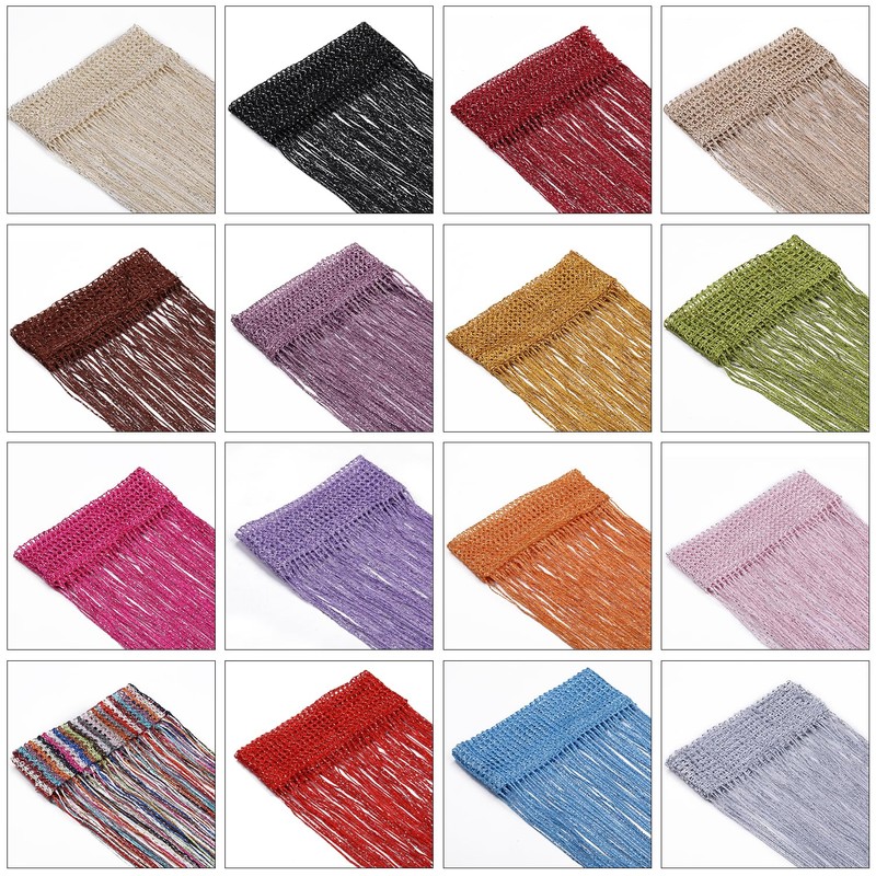 Glitter String Curtain Panel 200x90cm – Sparkling Tassel Fly Screen,
