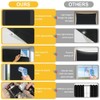 NUTKIT 60*93 CM Blackout Blind Suction Cup Curtain, 420D Waterproof