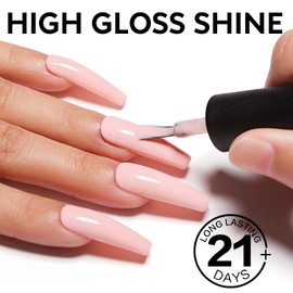 AIMEILI Hema Free Nude Gel Nail Polish Soak Off U V Neutral Color Natural Gel Polish LED Nail Lamp Gel Polish Nail Art Gel -488 10ml