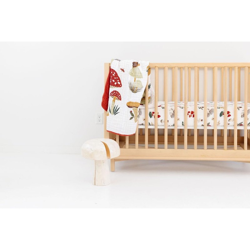 Clementine Kids Crib Sheets (Mushroom)