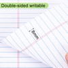 Yoosso Lined Paper A4 Pad, 4 Pack, 30 Sheets Each,