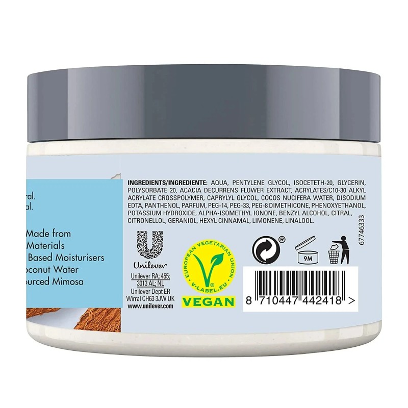 Hidratante corporal hidrogel agua de coco y flor de mimosa