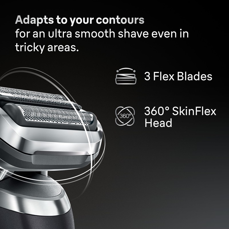 Braun Series 7 Electric Shaver Replacement Head, Easily Attach Your