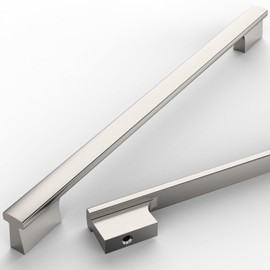 Asidrama 6 Pack 12.6 Inch(320mm) Brushed Satin Nickel Kitchen Cabinet Handles, Cabinet Pulls Kitchen Cabinet Hardware for Cupboard Drawer Pulls