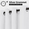 Easy-Going Outdoor Curtains Waterproof Windproof Weatherproof Curtain for Patio, Cabana,