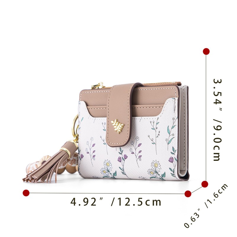 Tomolucky Direct Small Wallets for Women RFID Blocking Leather Bifold