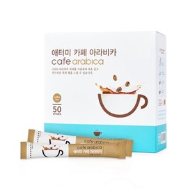 A.t.o.m.y Cafe Arabica Instant coffee mix (50 Sticks, Sweet Coffee)
