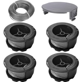 ZAMDOE F016800570 Replacement Trimmer Spool Compatibel for Bosch Universal GrassCut 18 18-26 18-260 Grass Trimmer 1.6m * 6m Spool Line, with Grass Trimmer Spool Cover
