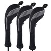 Andux 3 Pack Long Neck Golf Hybrid Club Head Covers