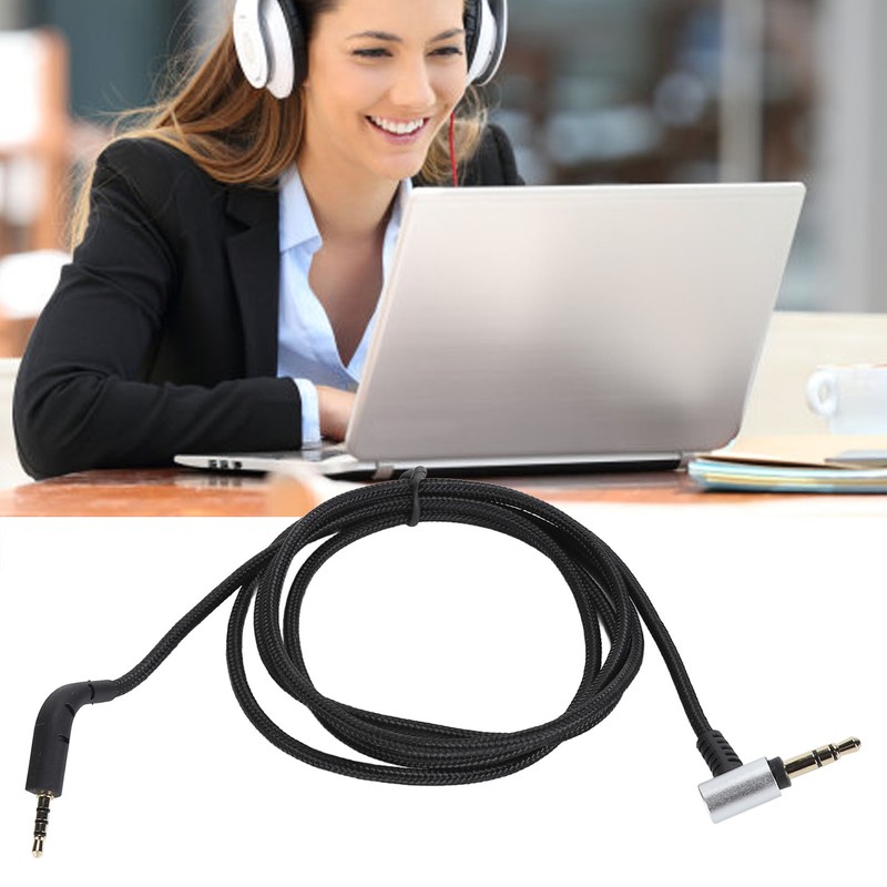 Headphone Replacement Cable Right Angle Gold Plated Plug Headset Upgrade