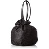 Hydrangea 5786-01 Black Formal Drawstring Sub Bag, Black
