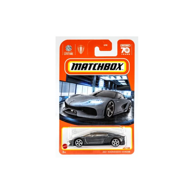 Matchbox 2021 Koenigsegg Gemera 45/100 (Gray)