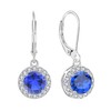 JIWOY 925 Sterling Silver Dangle Drop Earring with Round Leverback
