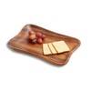 Woodard & Charles Acacia Wood Medium Pinched Serving Tray, for