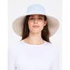 Solbari Women’s Ultra-Wide Cotton Linen Sun Hat UPF 50+ -