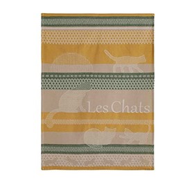 Coucke Les Chat Jacquard Cotton Towel, 20" x 30", 100% Cotton