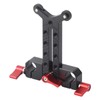 Long Lens Support Height Adjustable 15mm Rod Hole Aluminum Alloy