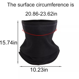Neck Warmer Gaiter Windproof Half Face Mask Ski Hiking Scarf Bandana For cycling