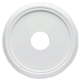 Westinghouse 7773200 16-Inch Smooth White Finish Ceiling Medallion
