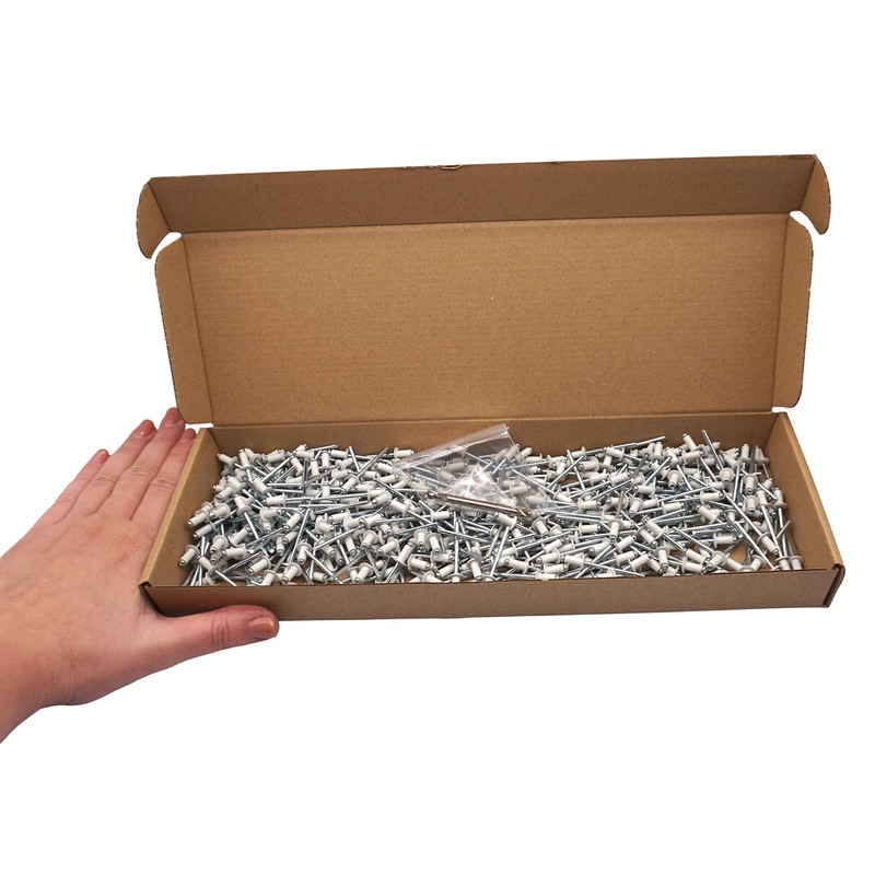 SKIR'CO Pack of 400 blind rivets painted 4.0 x 8