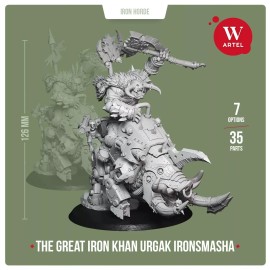 Artel W Miniatures Iron Khan Artel W Beast Snagga Squighog Boyz Mozrog Skragbad Snaggaz Zodgrod HQ