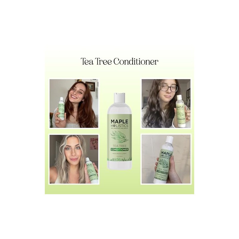 Maple Holistics Tea Tree Oil Conditioner + Color Safe Dandruff