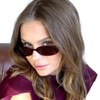 NAMEOF Oval Sunglasses, Men's, Women's, UV Protection, 90s Style, Y2K,