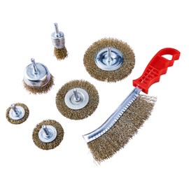 Am-Tech F3610 Set 7 Metallic Wire Brushes