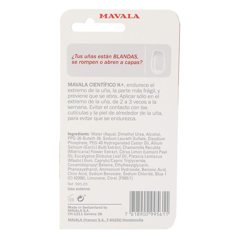 Mavala Scientifique K Plus Nail Hardener, 2 ml