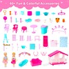 Style Shine Doll House Portable & Foldable Dollhouse w/ 60+