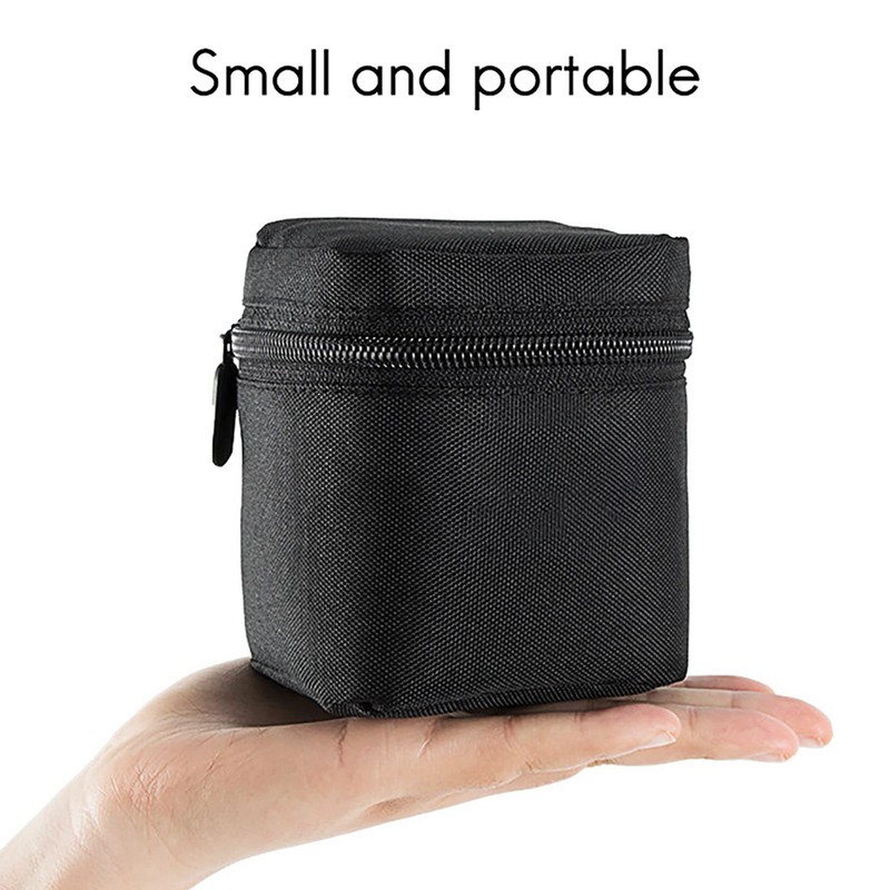 5X Camera Lens Bag DSLR Padded Thick Shockproof Protective Pouch