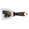 Truper ET-4FX, Espátula flexible de acero inoxidable, mango comfort grip,