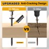 #14 x 6 Wood Structural Lag Screws 108Pcs Star Drive