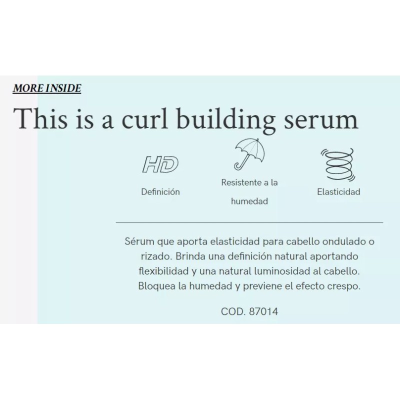 Davines Curl Building Serum Davines 250 Ml