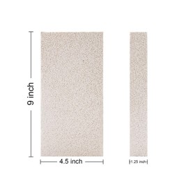 12 Pieces Insulating Fire Brick for Ovens, Kilns, Fireplaces, Forges 9" x 4.5" x 1.25" 2300F Rated Insulating Fire Bricks