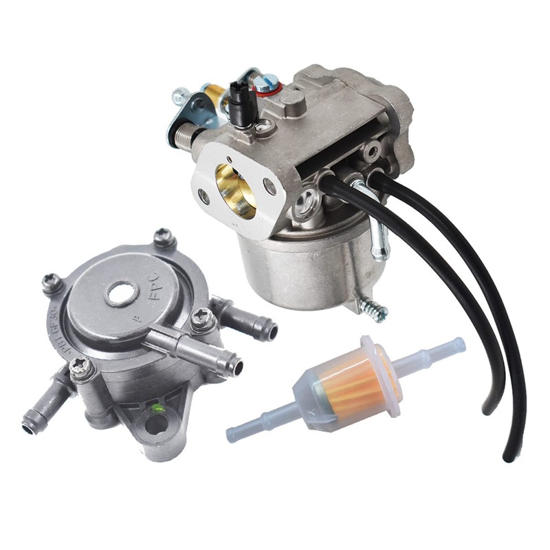 munirater Carburetor with Fuel Pump & Fuel Filter Replacement for