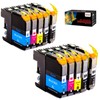 TacTink 10 Pack Compatible Ink Cartridge Replacement for Brother LC103XL